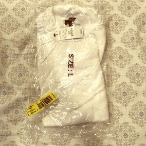 Express white short sleeve shirt
